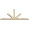 Ekena Millwork Kennewick Rough Sawn Timber Gable Bracket, Douglas Fir, 84"W x 45"H x 2"D x 4"F, 13/12 Pitch GBW084X45X0204KEN00RDF - alternate 5